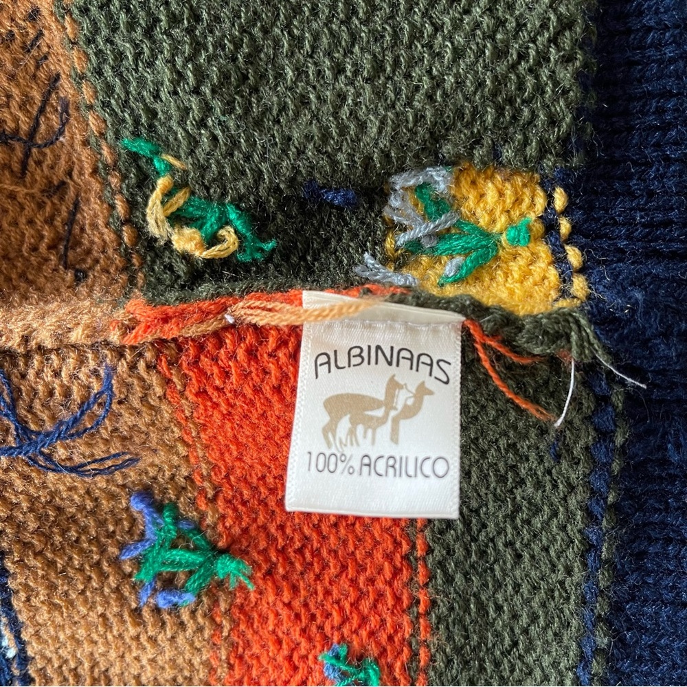 SOLD ~ Colorful Kids Sweater with Animal Design - Picture 5 of 5